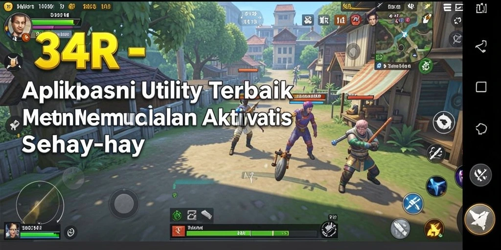 Tampilan antarmuka aplikasi 34R yang intuitif dan modern.