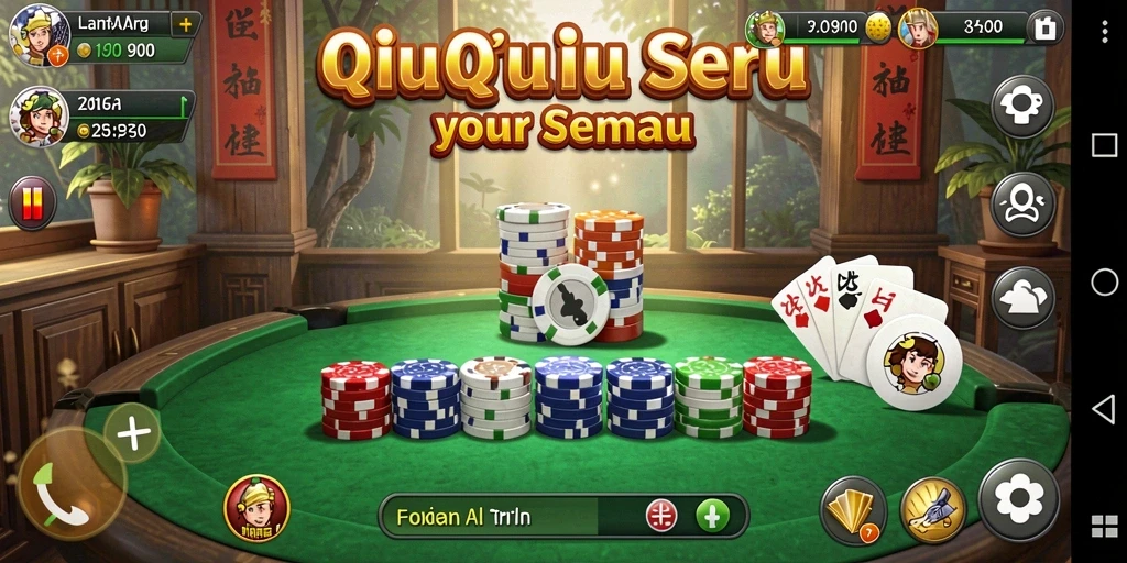 Tampilan menarik gameplay QiuQiu di 71H.