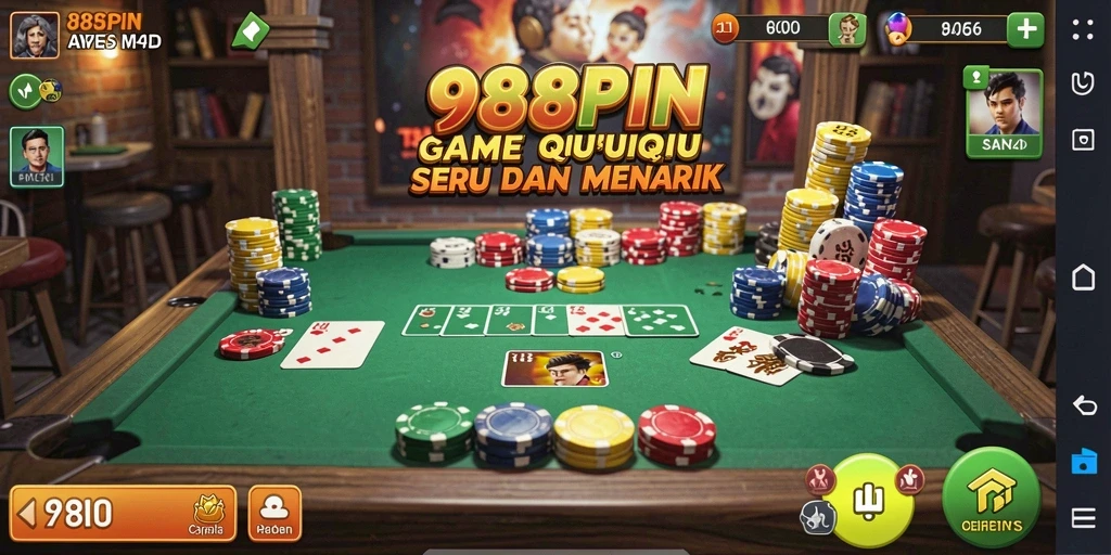 Gameplay QiuQiu seru di 988SPIN dengan grafik menarik.