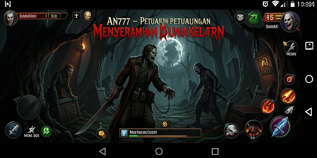 Gameplay menyeramkan AN777 yang menegangkan dan mendebarkan.