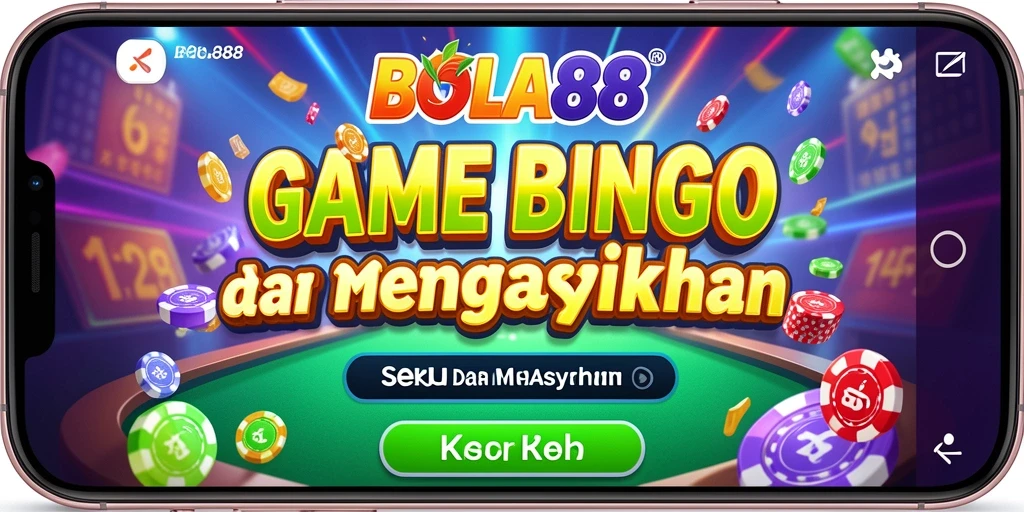 Screenshot BOLA88 menampilkan gameplay bingo yang seru dan interaktif.