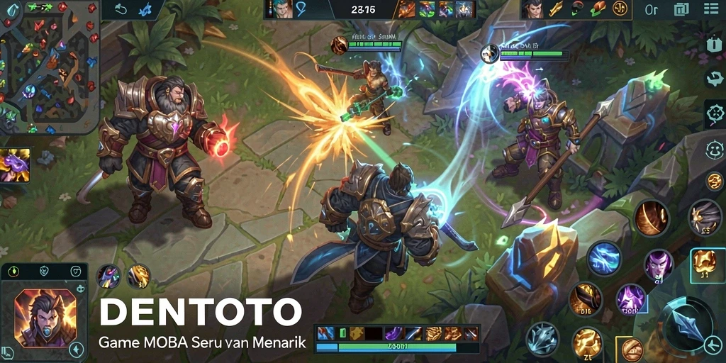 Tampilan gameplay DENTOTO yang menarik dan penuh aksi.