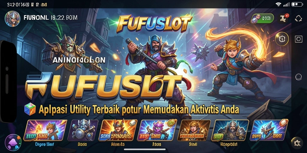 Screenshot FUFUSLOT menampilkan tampilan antarmuka yang user-friendly.