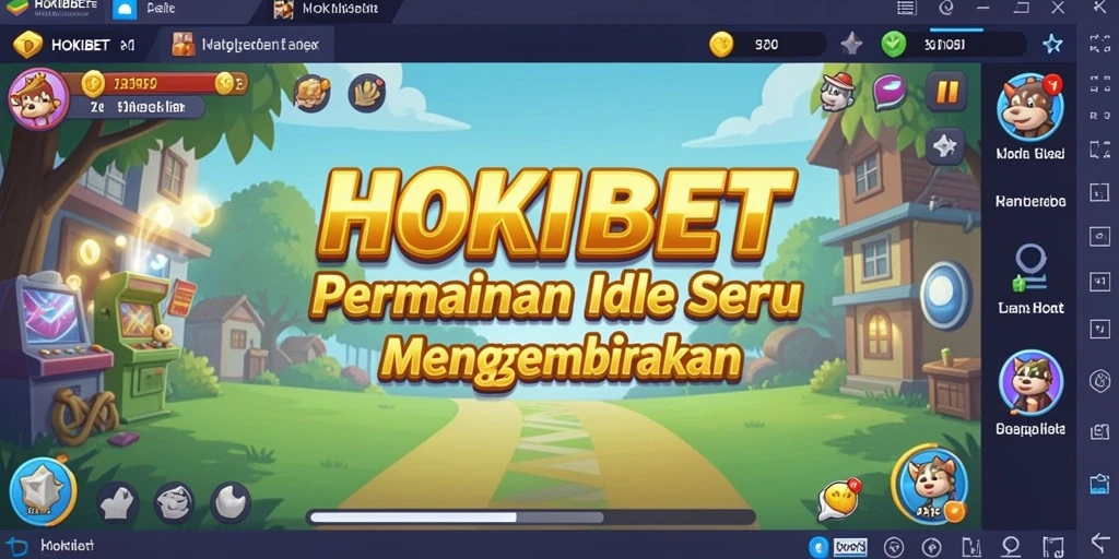 Screenshot gameplay HOKIBET menampilkan elemen Idle yang menarik.