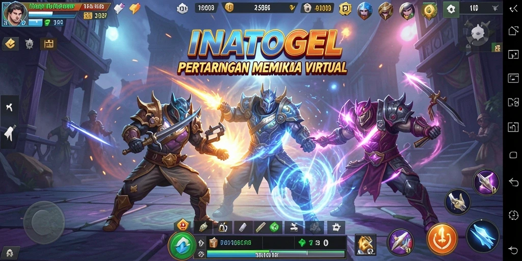 Tampilan gameplay Fighting yang seru dan mendebarkan.