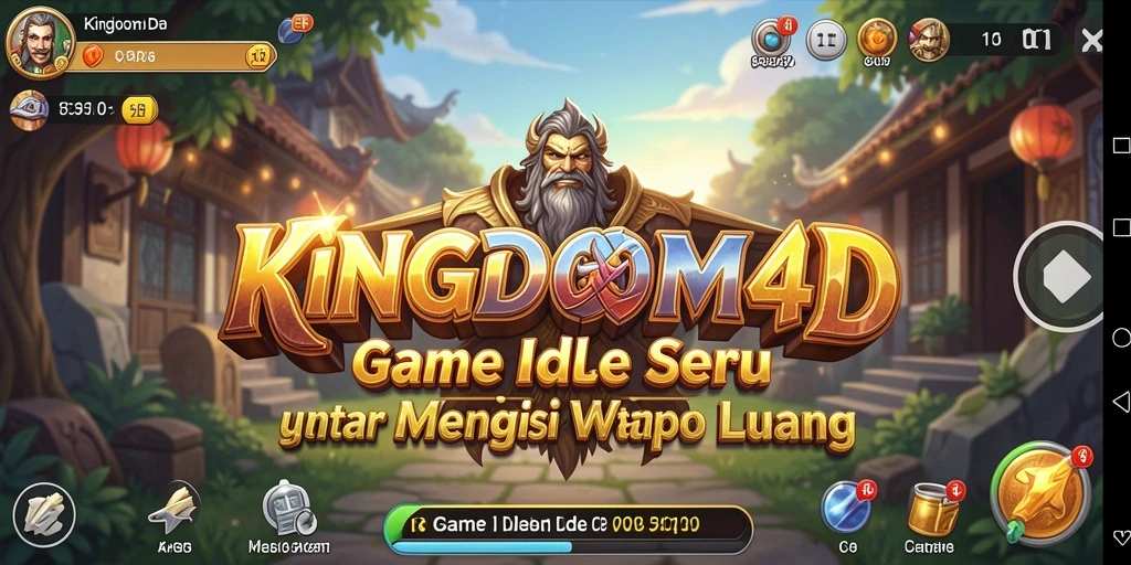 Tampilan gameplay KINGDOM4D dengan berbagai karakter dan strategi.