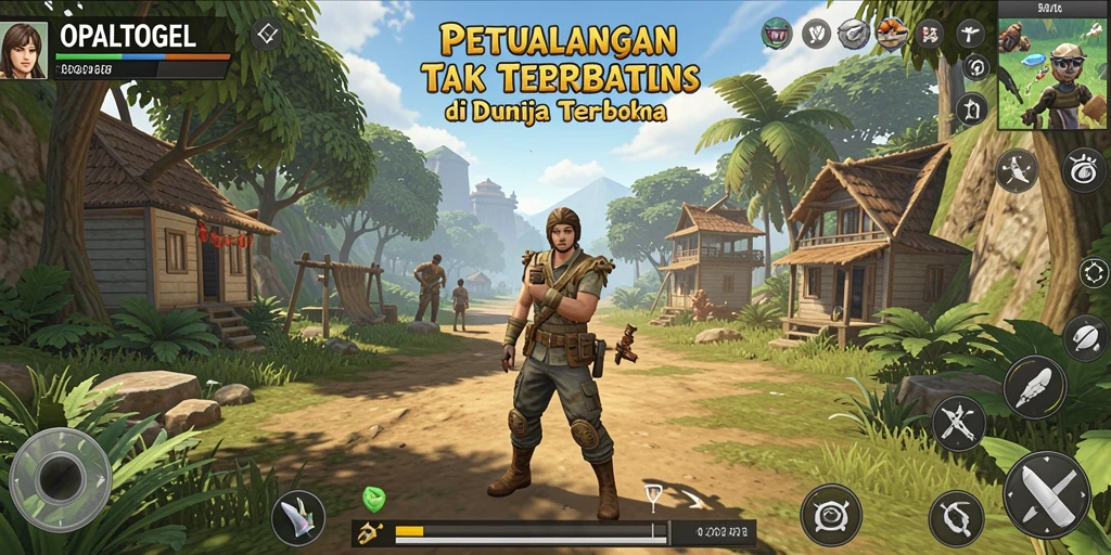 Tampilan menakjubkan dari gameplay Open World OPALTOGEL.