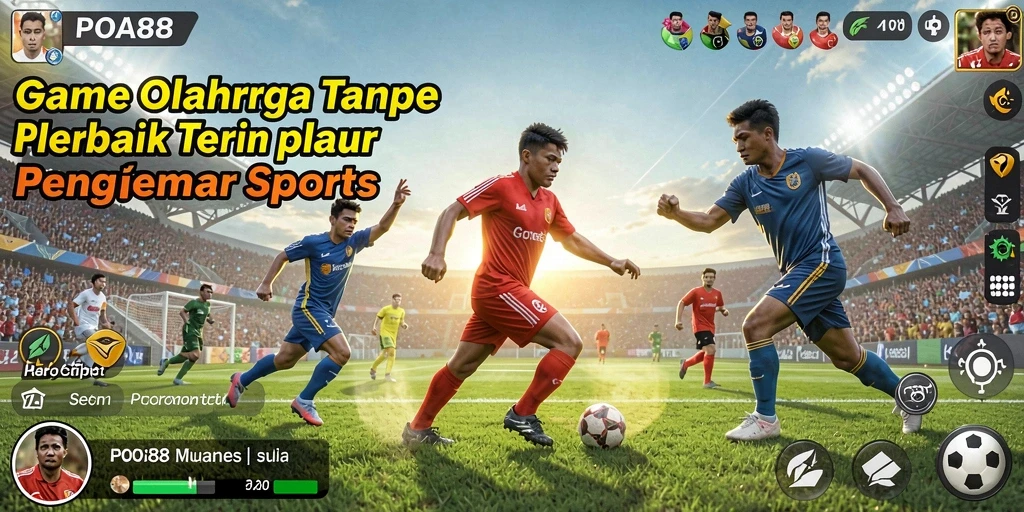 Tampilan gameplay seru dalam POA88 dengan ritme pertandingan yang cepat dan dinamis.