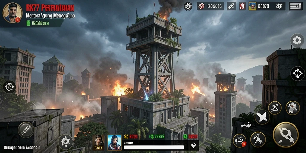 Tampilan gameplay menarik di <strong>RK77</strong> yang memukau dan menegangkan.