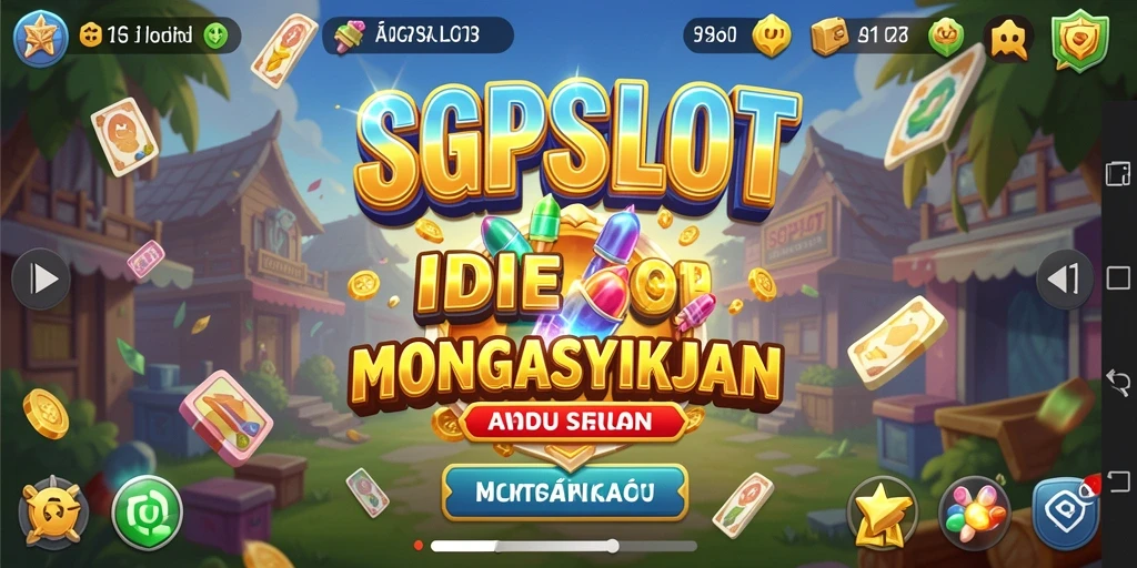 Screenshot gameplay SGPSLOT menampilkan putaran reel yang seru dan grafis menarik.