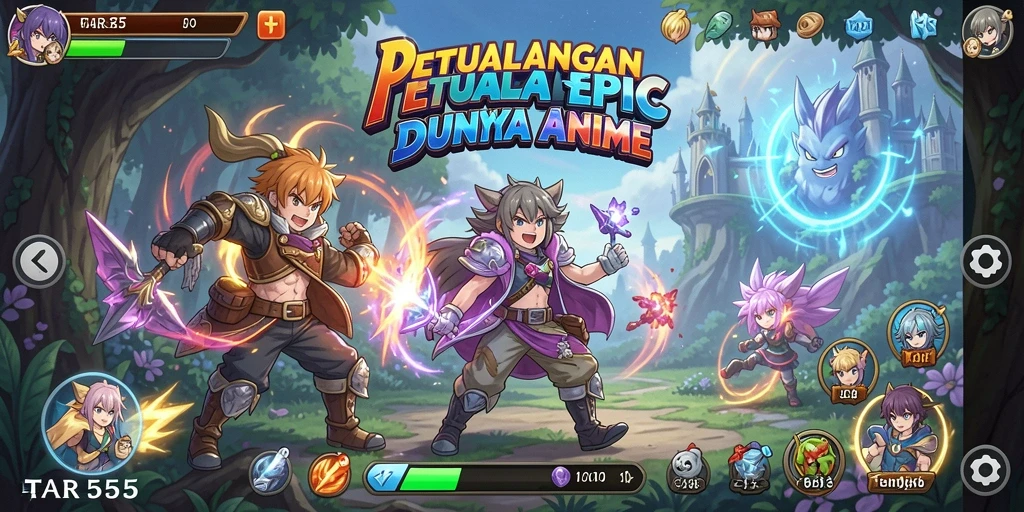 Sebuah momen epik dari gameplay dalam TAR555 dengan aksi yang mendebarkan.