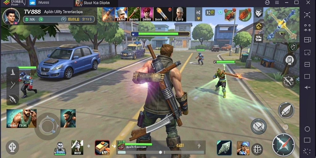 Screenshot TV888 menunjukkan antarmuka yang intuitif untuk pengelolaan Utility.