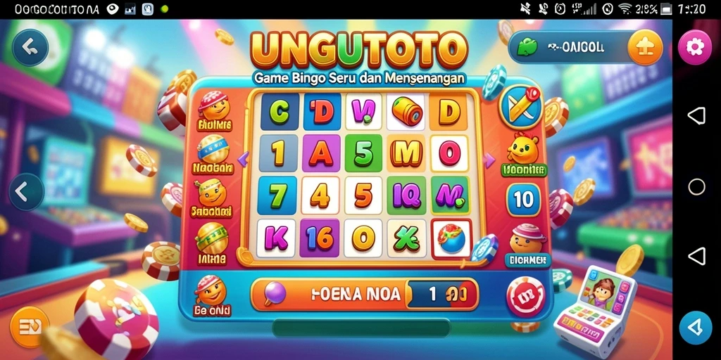 Tampilan permainan Bingo yang seru di UNGUTOTO.