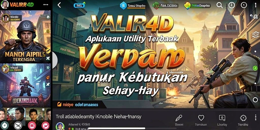Tampilan antarmuka VALIR4D yang sederhana dan fungsional.